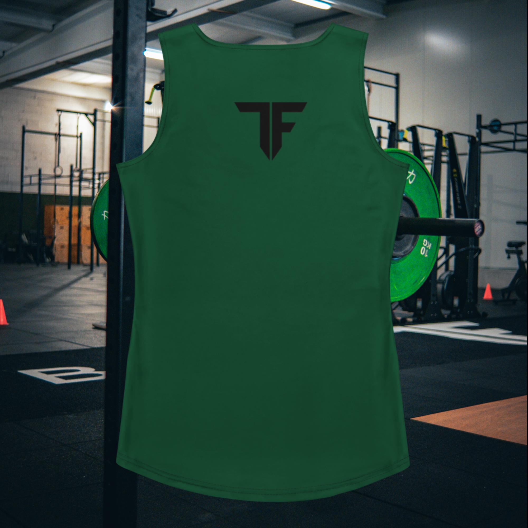 Tribe green tank top